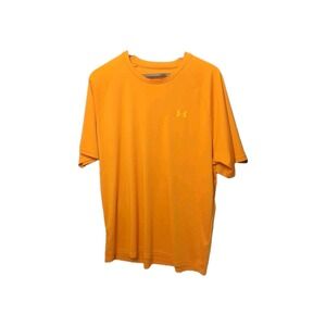 Pre-owned Under Armour Mens Heatgear Orange Short Sleeve Tee Size XXL